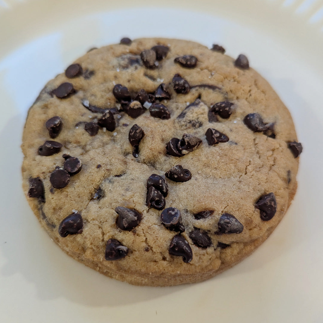 Cookie aux pépites de chocolat et fleur de sel